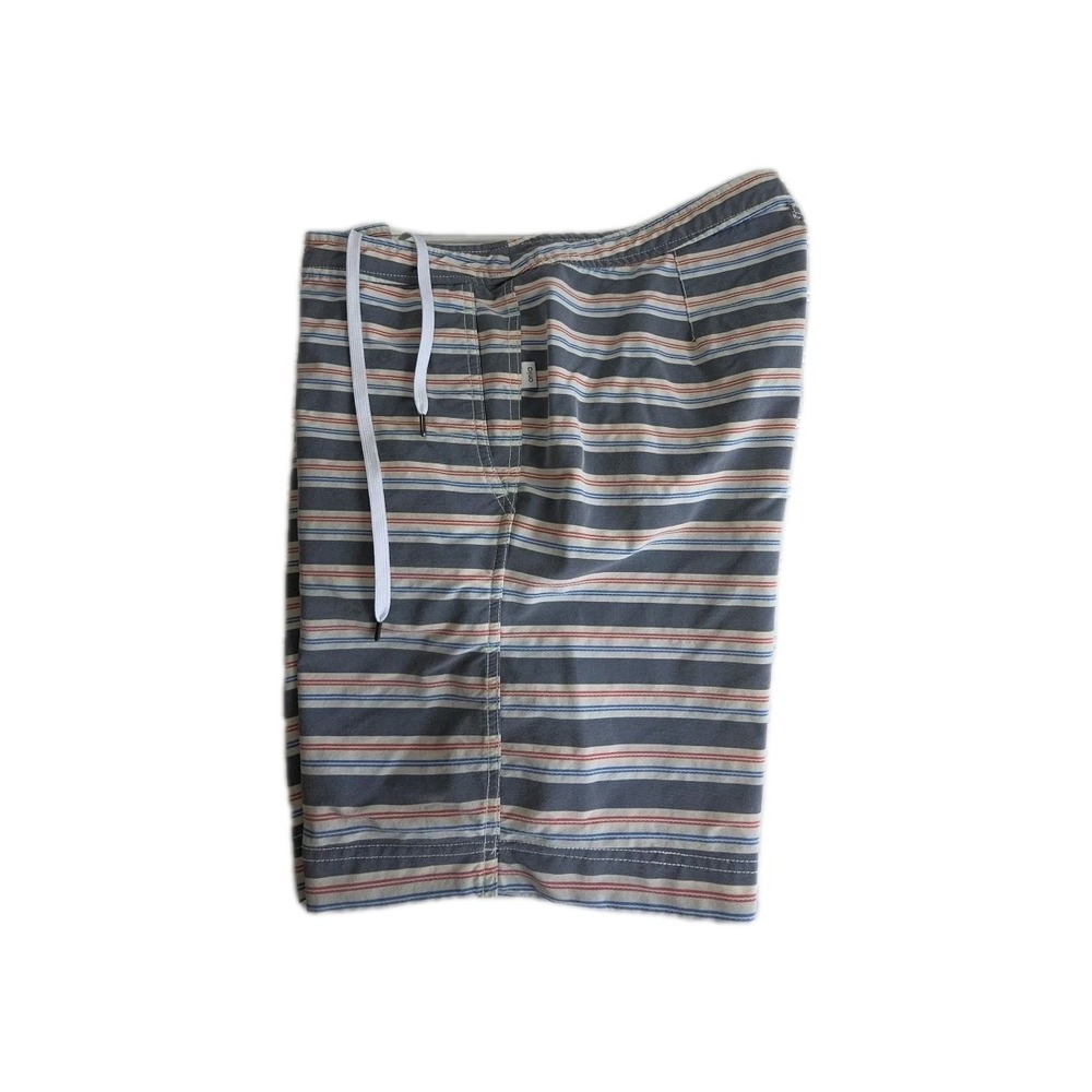 Onia The Calder Shorts Mens 34 MULTICOLOR Striped Swim Trunks Quick Dry Lined
